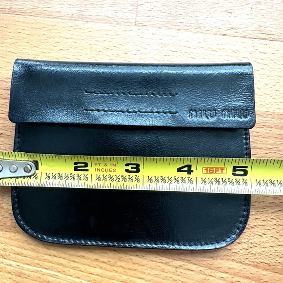 Miu Miu Card Holder Wallet with Belt Loop - Picture 4 of 5